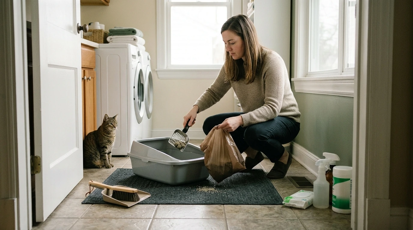 Odor-Free Home With Cats: Litter Box Cleaning Routine